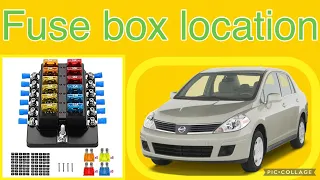 The fuse box location for a 2007 Nissan Versa