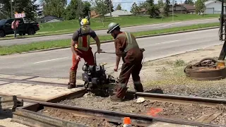 Railway track maintenance | Calgary, Canada.