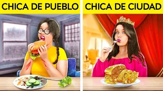 CHICA RICA DE LA CIUDAD VS CHICA POBRE DE PUEBLO 💝 Nerd vs Popular 😱 Dreamhouse por 123 GO! TRENDS