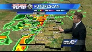 Storms likely to fire up overnight, Monday morning