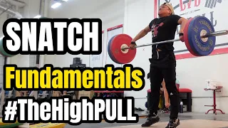 How to Improve Your Snatch Using the High Pull #olympicweightlifting #snatch #fitness