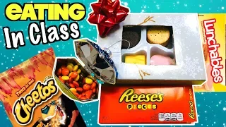 10 Ways To Sneak Food and Candy Into Class Without Getting Caught - Christmas Edition| Nextraker