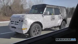 2021 Ford Bronco Spied on the Road