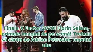 Finala X Factor 2020! Florin Salam, primele imagini de pe scenă! Trebuia să cânte de Adrian Pet...