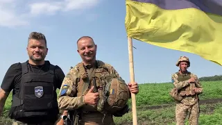 Megamaratono “Keliu vėliavą už Ukraina NATO” startas: frontas ir Kyjivas