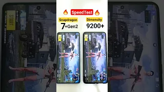 Dimensity 9200+ vs Snapdragon 7+Gen2 SpeedTest 😱🔥🔥🔥