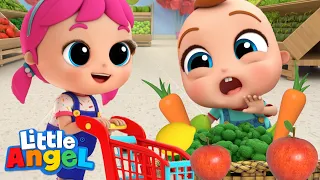 Princess Jill's Shopping for Thanksgiving Food! | Kids Cartoons and Nursery Rhymes