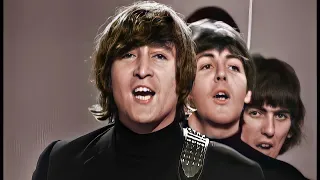 The Beatles - Help! (music video) [colorized, better version linked below]