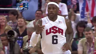 LeBron James' Clutchest Game 2012 Olympics USA