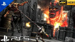 GOD OF WAR 3 REMASTERED - Kratos Vs Helios | ULTRA High Graphics Gameplay [4K 60FPS HDR]