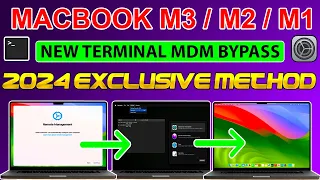 👀🔥✅ (2024) EXCLUSIVE NEW Bypass MDM Remote Device Management Lock on Macbook M3/M2/M1 Sonoma/Ventura