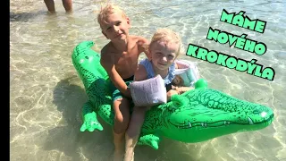 Chorvatsko 2022 - 4.den - máme nového krokodýla 🐊, dovádíme v moři 👙 🐚 🌊