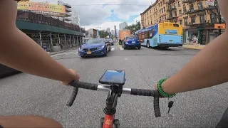 Uber Eats bike messenger NYC