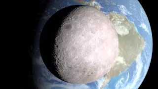 Incredible View of the Dark Side of the Moon