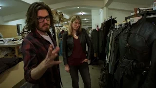 Costume tour with Tom Burke (Athos) - The Musketeers: Series 3 - BBC One