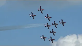 RCAF Snowbirds Full Aerobatic Performance, London Airshow 2021