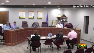 Town of Rome Board Meeting | 12-02-2021