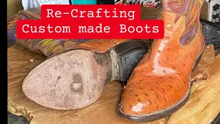 RE-CRAFTED Custom made Boots, JR Soles