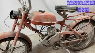 Restoring An Old Riga-13 Motorcycle From 40 Years Ago | Restoration Of All Old Latvian Motorbikes