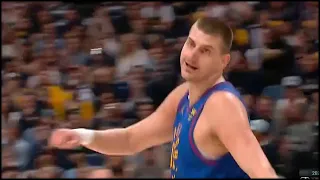 Nikola Jokic smirking after the unathletic finish 😅 - Suns vs Nuggets Game 1