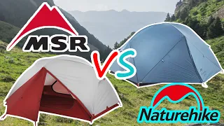 Naturehike Mongar 2 ALTERNATIVE to MSR Elixir 2 Tent? Which one is better?