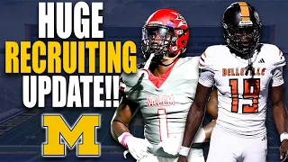 HUGE Update on Bryce Underwood, Multiple Top 100 Targets + Michigan Hit With Recruiting Visit Ban...