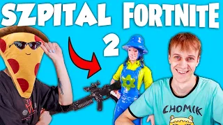 SZPITAL FORTNITE 2 🦩 PANI FLAMING i PAN PIZZA | Paweł Malinowski