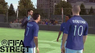 Fifa Street Gameplay Xbox 360- Francia Vs Holanda. el partido de las CHILENAS!!!