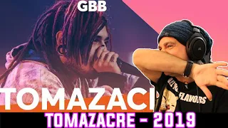 Guitar Teacher React to TOMAZACRE | Grand Beatbox Battle 2019 Compilation // Swissbeatbox Reaction