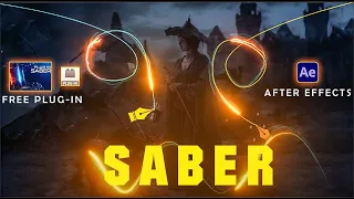 After Effects Saber Plugin Tutorial Particles line  Saber adobe after effects tutorial 2023