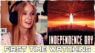 Independence Day First Time Reaction - Insert "Aliens" meme