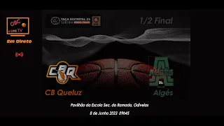 ABL Sub18 M 22/23 | Final Four Taça Distrital  | Jogo 1  | CB Queluz x Algés | 048-06-2023