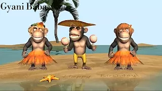 Funny monkey dance for Best birthday wishing || Birthday Wish || Funny WhatsApp status
