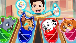 Brewing Cute Baby Factory! Ryder's Nightmare - PAW Patrol Ultimate Rescue Missions | Rainbow 3