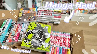 Manga Haul + Unboxing 📦 || August (30+ Volumes!)