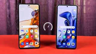 Xiaomi 11T Pro vs Xiaomi 11T - Speed Test & Comparison! (Snapdragon 888 vs Dimensity 1200 Ultra)!