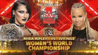 Rhea Ripley vs Ivy Nile (1/2) - Women's World Championship Match | WWE RAW 01/01/24