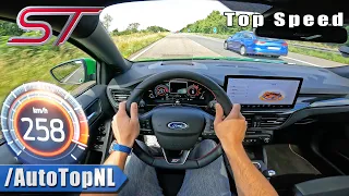 2023 FORD FOCUS ST | 258km/h TOP SPEED on AUTOBAHN by AutoTopNL