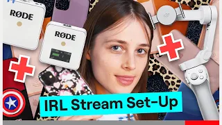 My IRL STREAM SETUP for Live Streaming | qoqsik