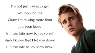 Justin Bieber - Sorry (Lyrics) HD