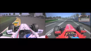 F1 2014 x F1 2013 Comparative Laps In Australia [HD]