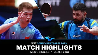 Nima Alamian vs Ho Kwan Kit | MS Qual | WTT Contender Zagreb 2023