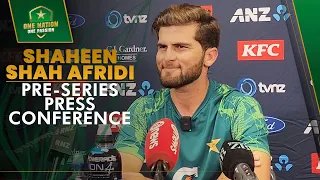 Shaheen Shah Afridi Pre-Series Press Conference | Pakistan vs New Zealand T20Is | PCB | MA2A