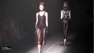 Purinutt at Elle Fashion Week 2012 in Bangkok. Movie by Paul Hutton, Bangkok Scene.