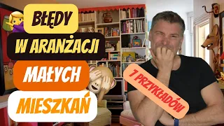 ❌ BŁĘDY W ARANŻACJI MAŁYCH MIESZKAŃ 🙅 JAK URZĄDZIĆ MAŁE MIESZKANIE?