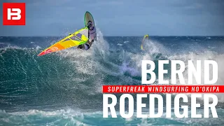 Bernd Roediger SuperFreak windsurfing at Ho'okipa