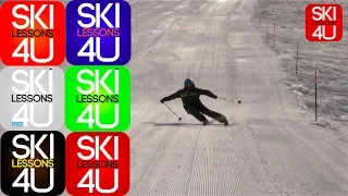 Advanced Ski Lessons #6 - Carving - How to Learn to ski - Ski Technique - Ski School - Ski Drills