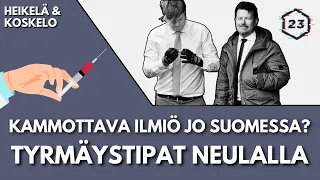 Pelottava ilmiö Suomessa? - Tyrmäystipat piikillä | Jakso 496 | Heikelä & Koskelo 23 minuuttia