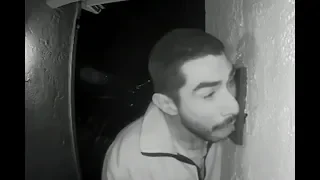 Man spends three hours licking a stranger's doorbell