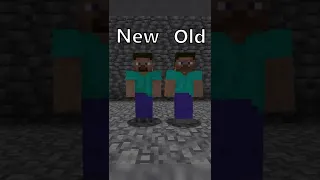 NEW vs. OLD Minecraft Steve and Alex Skins! #Shorts
